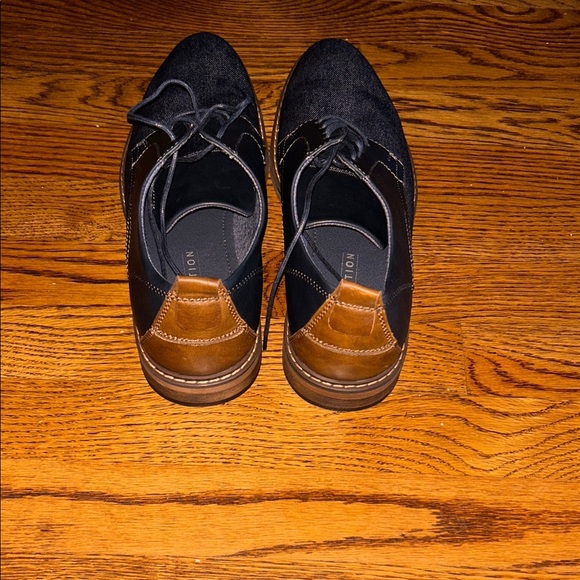 Restoration Men’s Navy Derby Shoes – Size 9.5 main image 9